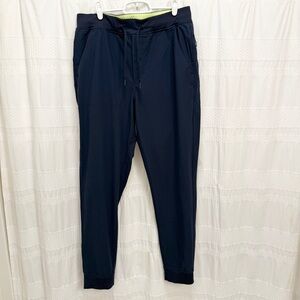 Birddogs Lined Jogger Pants Navy Blue Mens XL Performance Athletic Pockets